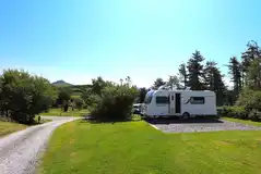 Hardstanding pitches (10m x 10m) with room for awnings