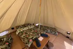 Bell tent interior