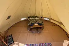 Bell tent interior