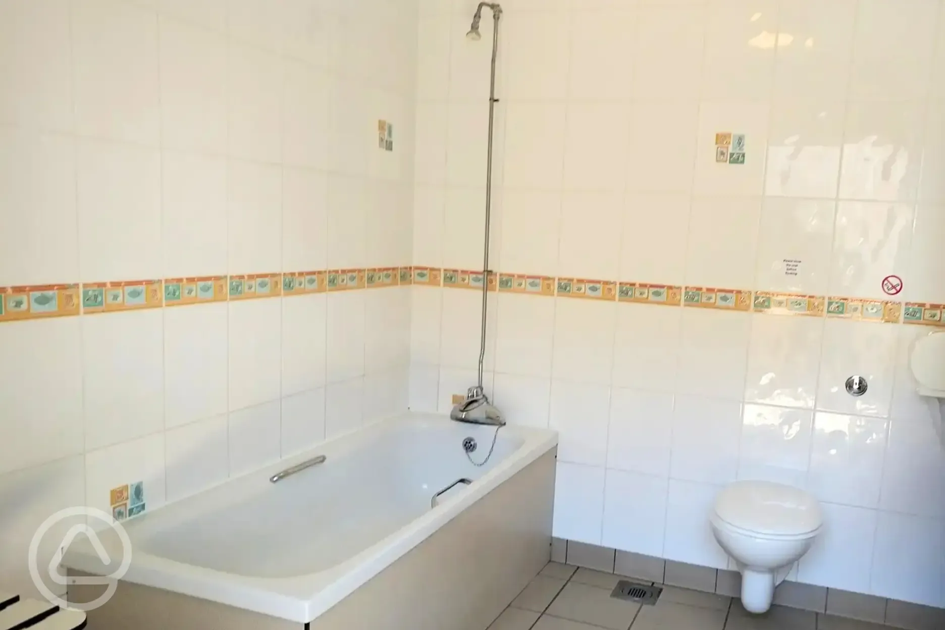 Family bathroom with a bath Family bathroom with a bath