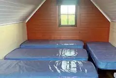 Four person camping pod interior