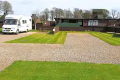 XL hardstanding touring pitches for units up to 8m