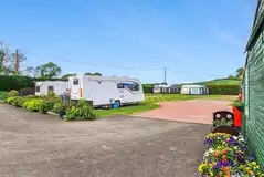 Hardstanding touring pitches with 16 amp electric hook ups