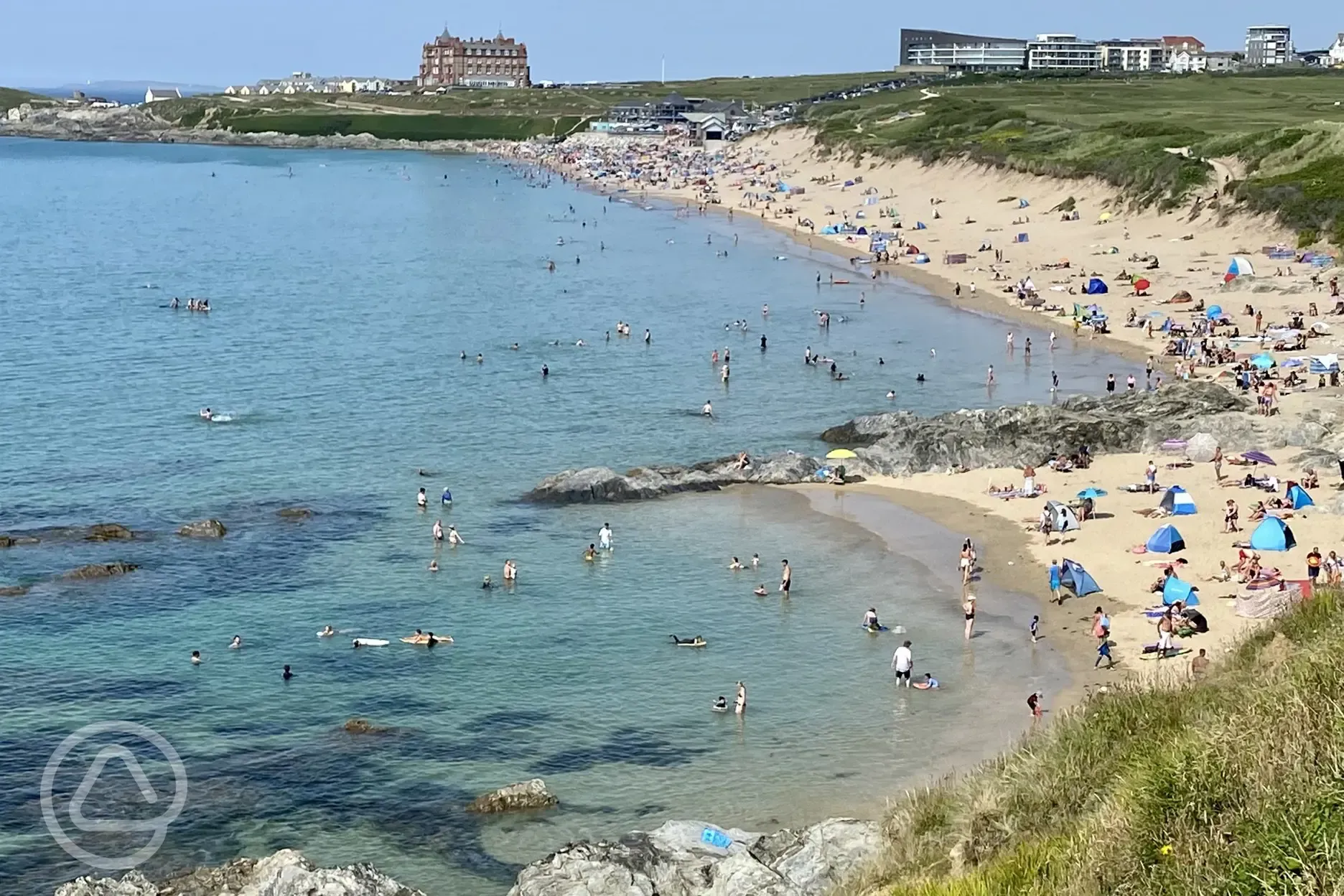 Fistral Beach, Newquay (a 15 minute drive from the campsite)