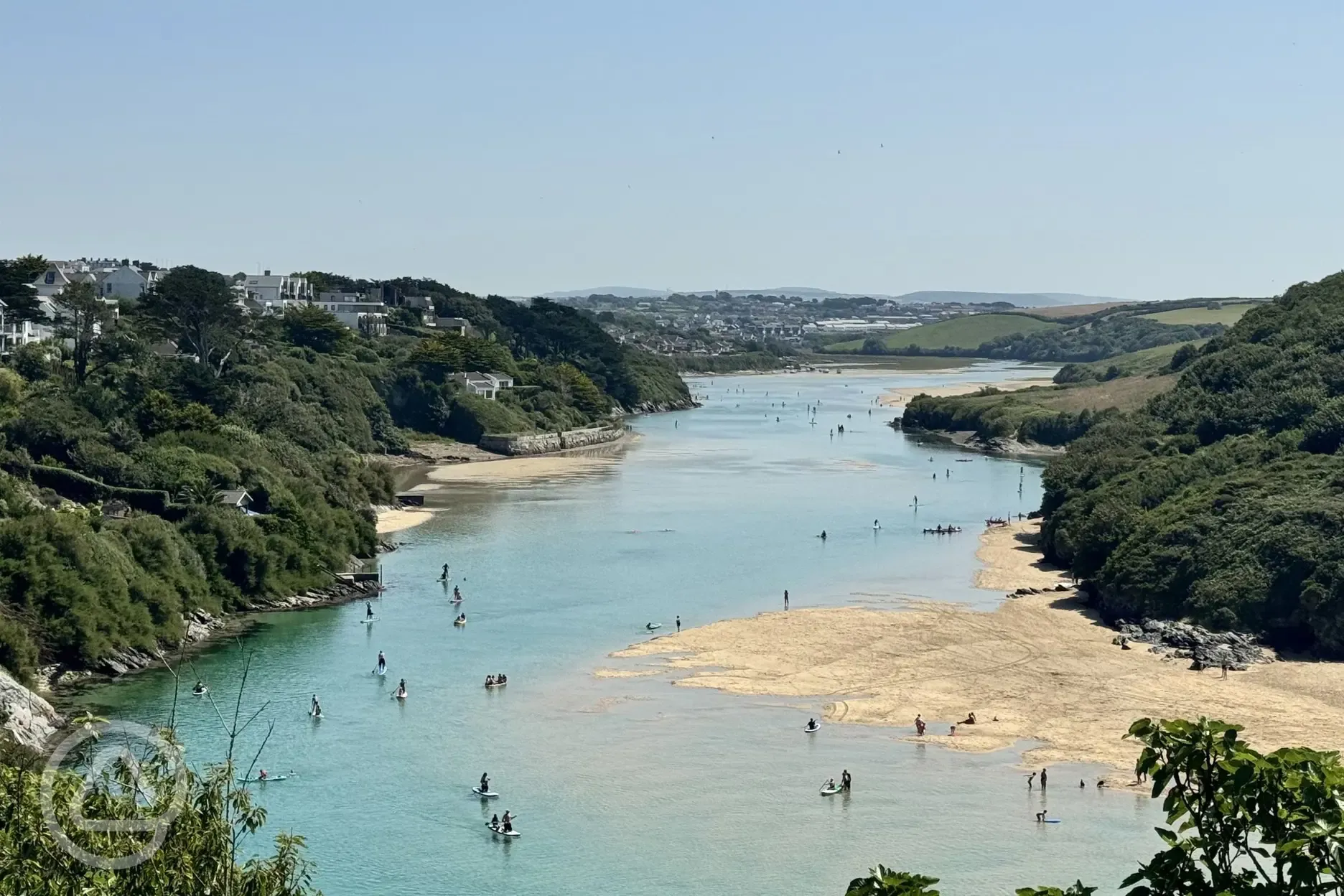 Newquay beach (a ten minute drive from the campsite)