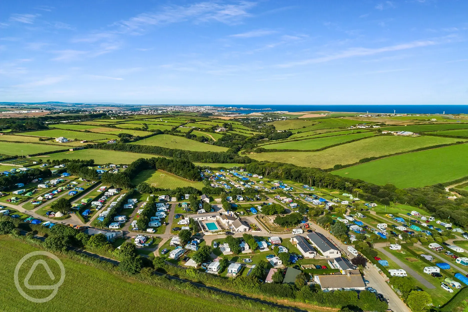 Campsite aerial