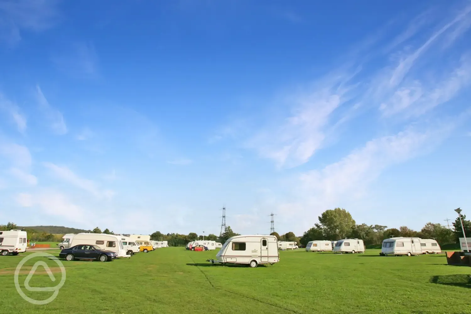 Electric grass touring pitches