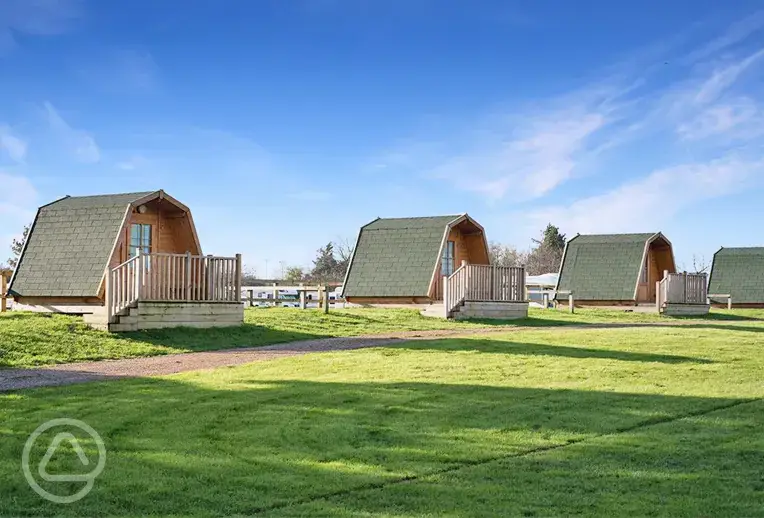 Cocoon camping pods exterior (two persons)