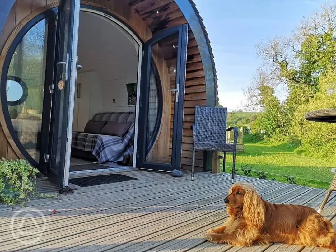 Dog friendly ensuite glamping pod