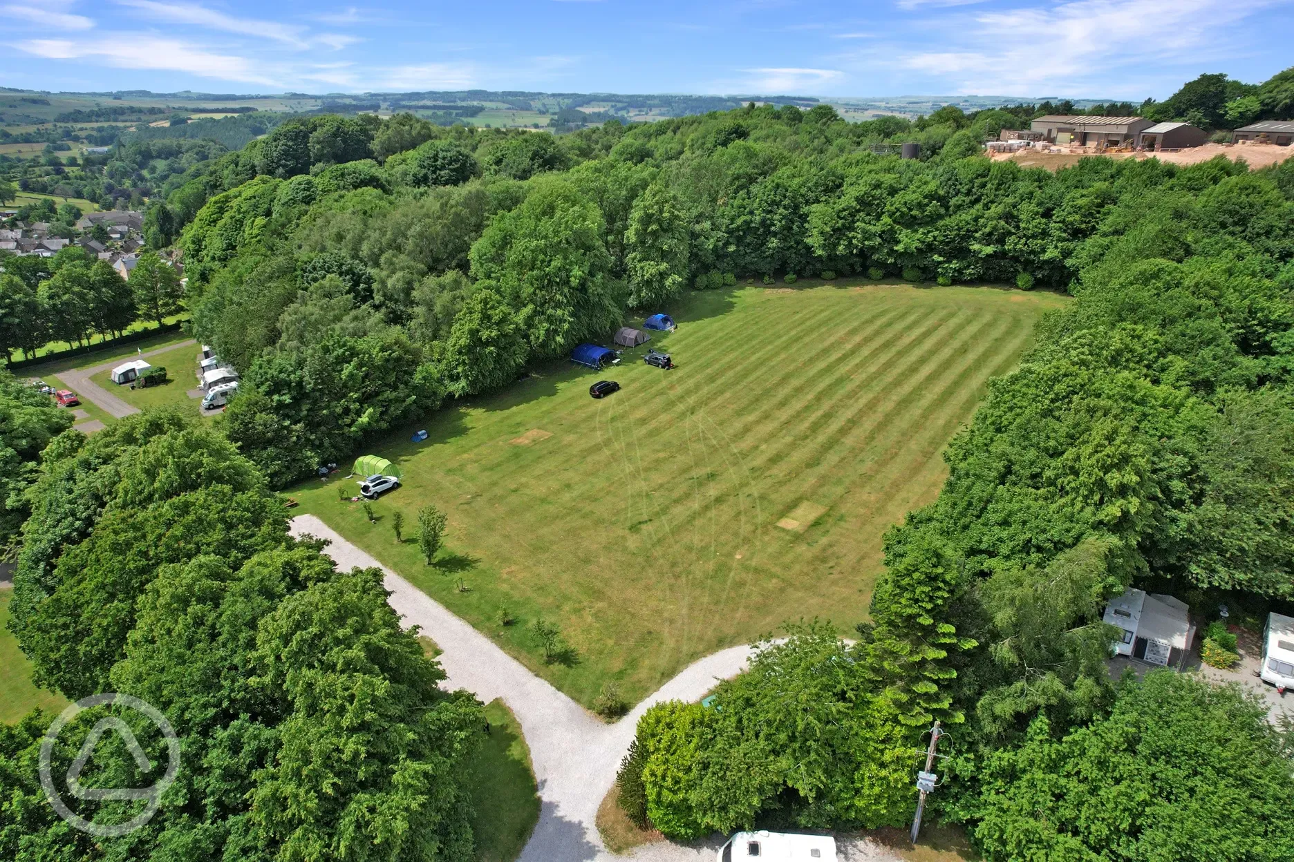 Large overflow field pitches - field 2 (non electric)
