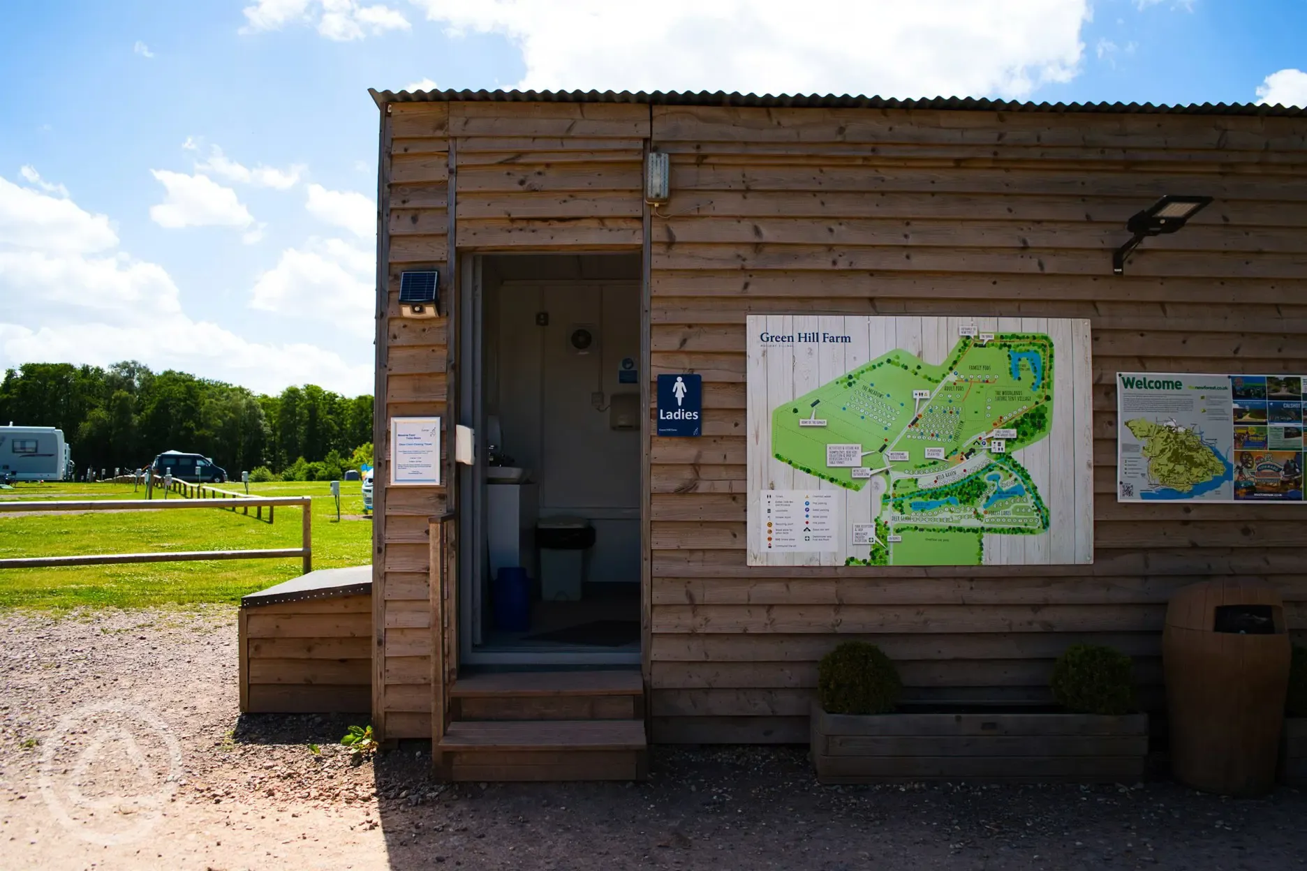 Toilet block