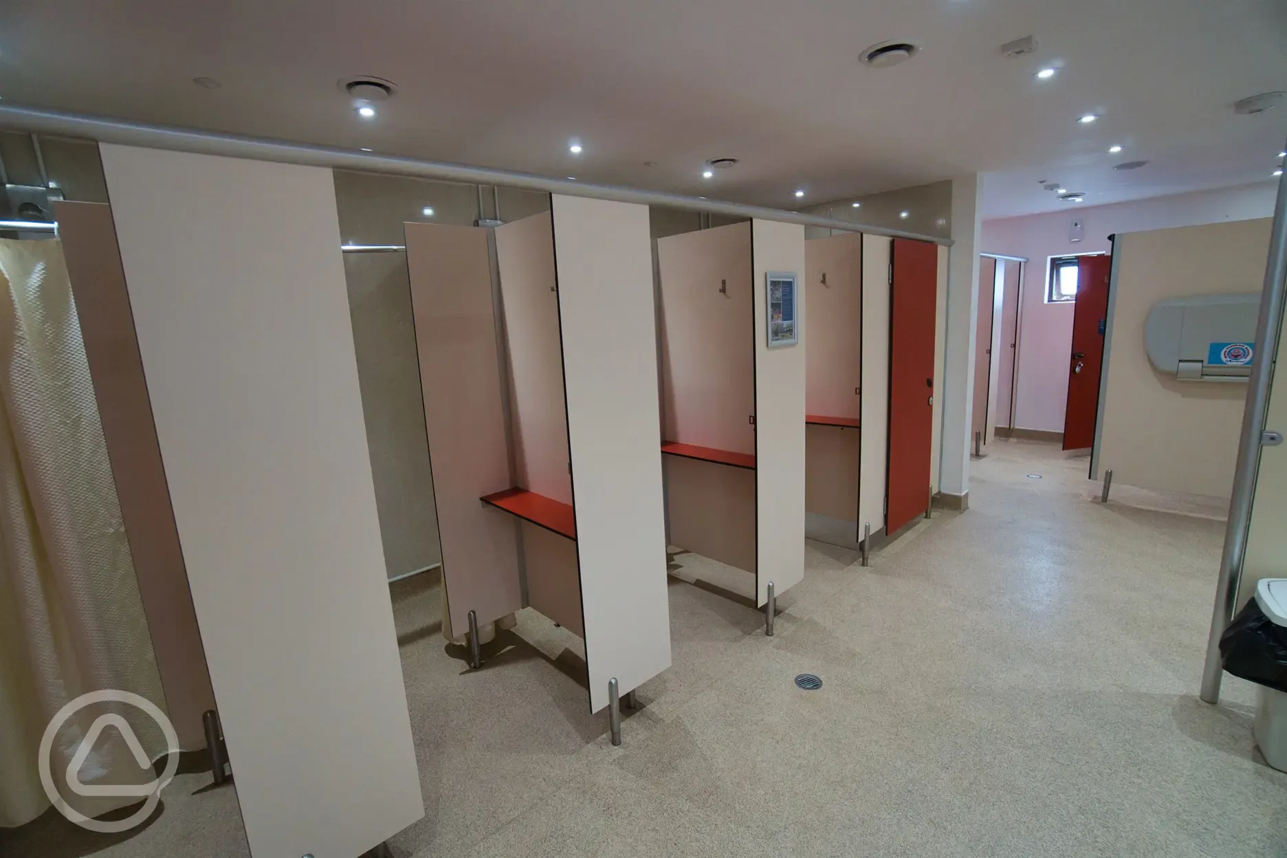 Communal shower facilities