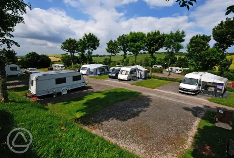 Pitches at Widdicombe Farm Touring Park