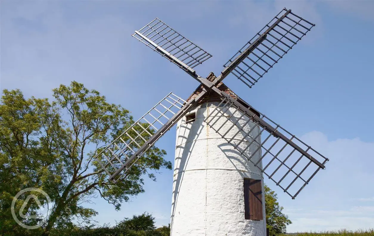 Nearby windmill