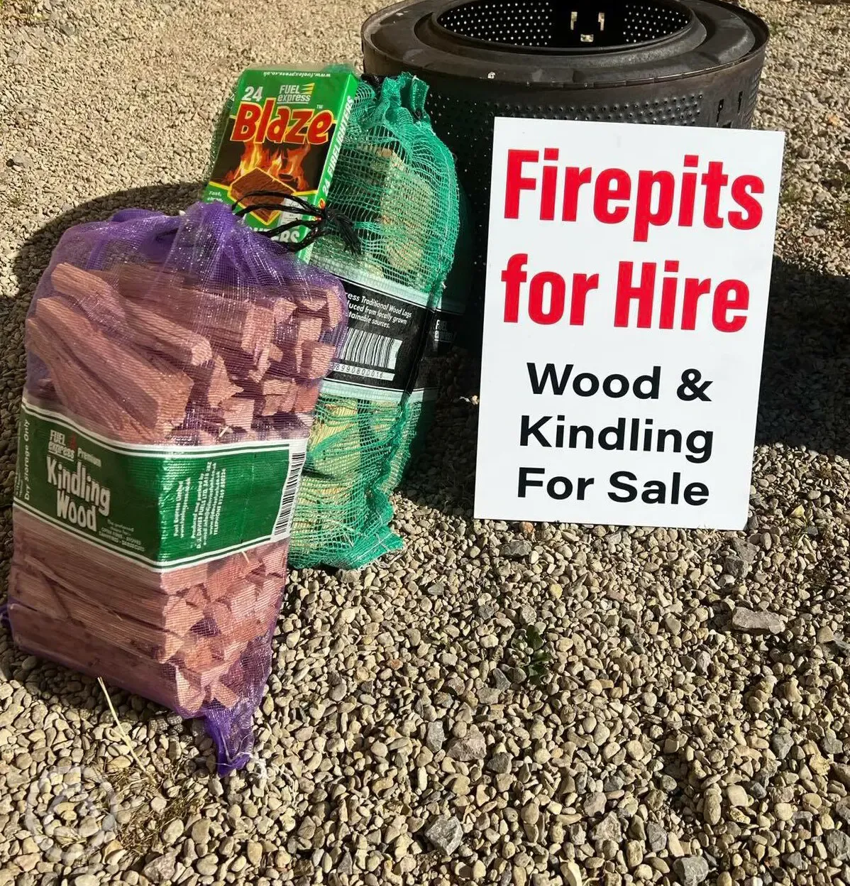 Firepits for hire