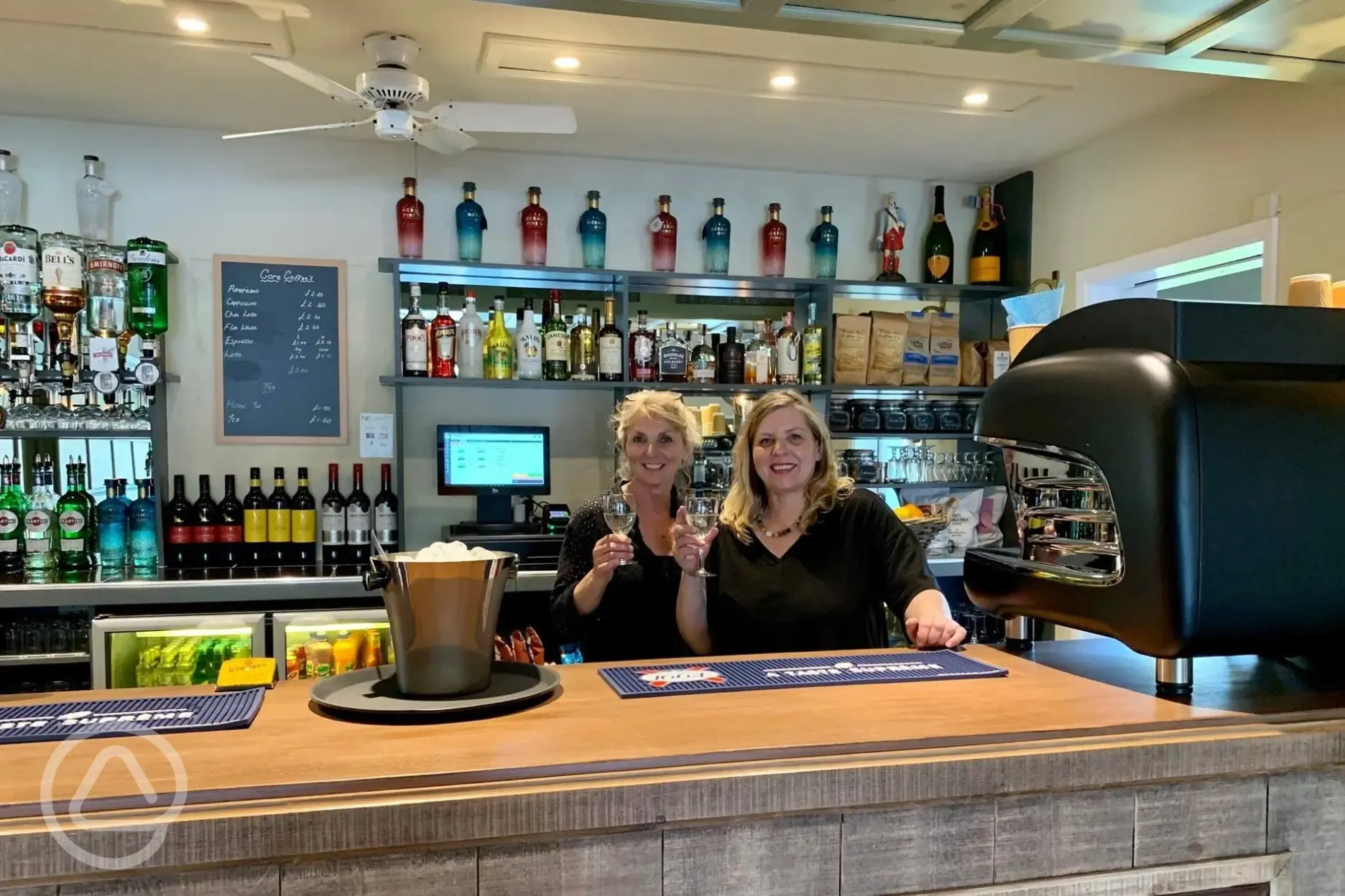 Bar serving alcoholic drinks Bar serving alcoholic drinks