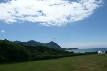 Paragliding from site