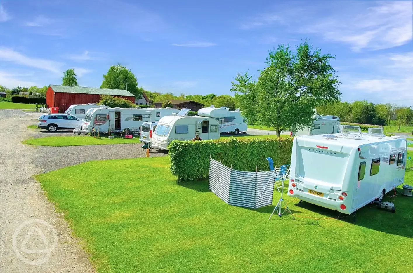 Electric grass and hardstanding pitches