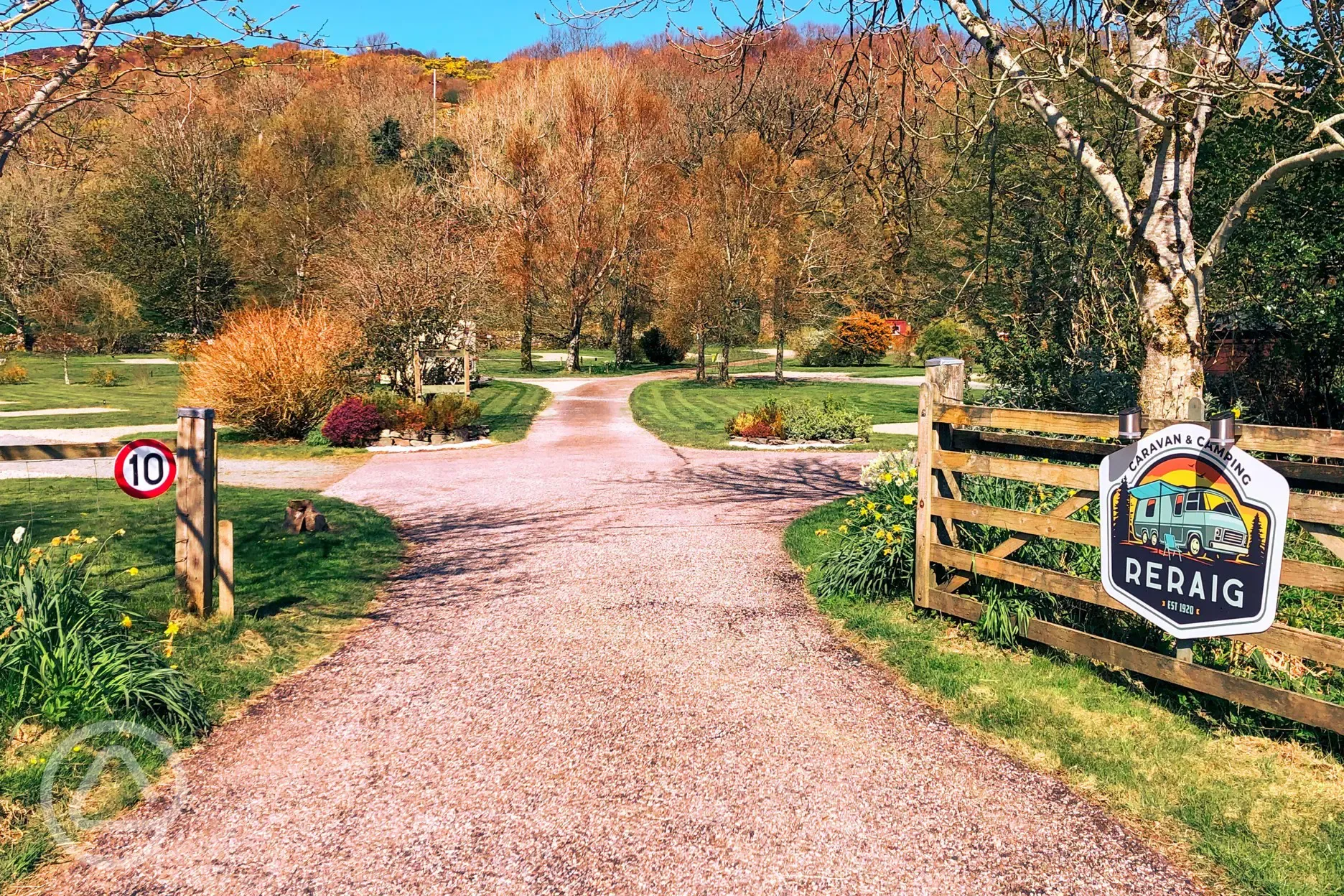 Entrance to the site