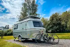 Caravan on a optional electric hardstanding pitch