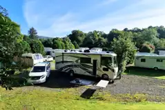 Fully serviced hardstanding touring pitches