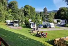 Fully serviced hardstanding touring pitches