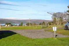 Electric hardstanding touring pitches with 16 amp hook ups