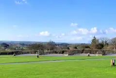 Super pitches with electric, a TV point, a lawn, picnic table, luminated bollard