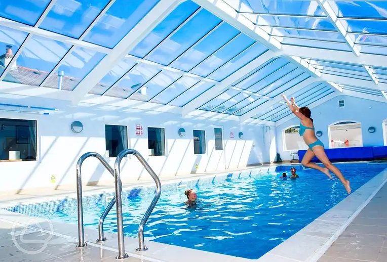 Indoor heated swimming pool (free access and open daily)