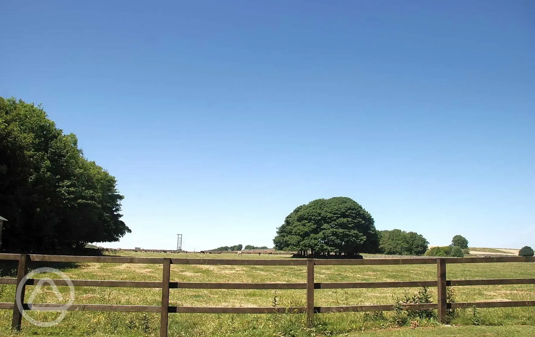 Countryside views from site