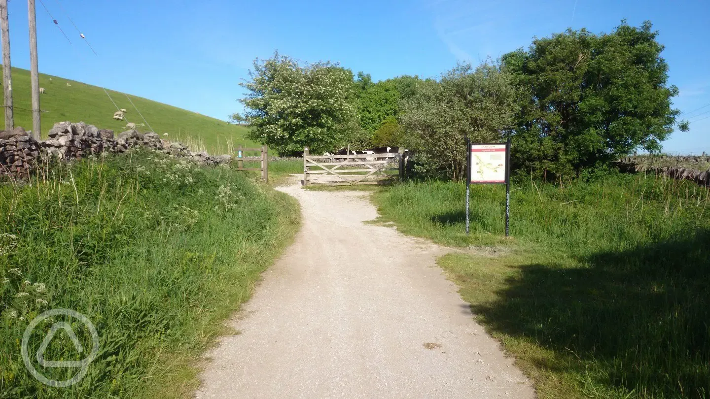 Nearby countryside walk