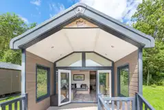 Ensuite Jurassic Escape Pods at Golden Cap Holiday Park