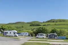 Fully serviced hardstanding pitches with 16 amp hook ups