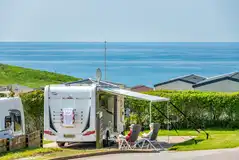 Fully serviced hardstanding pitches (some with sea views)