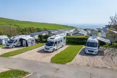Fully serviced hardstanding pitches