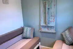 Four person shepherd's hut interior