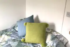 Three person shepherd's hut interior