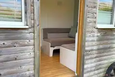 Four person shepherd's hut interior