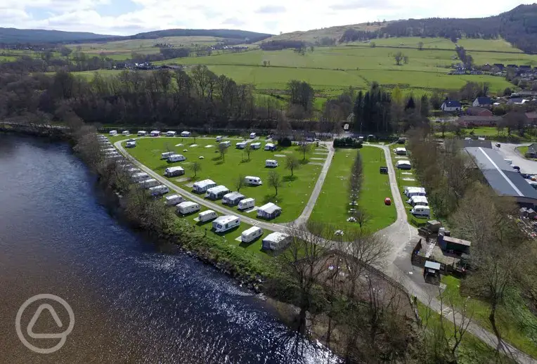 Situated on the banks of the River Tay