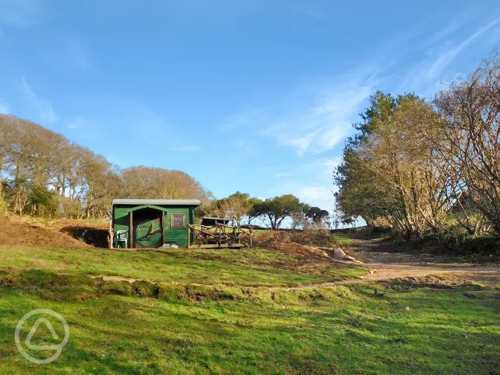 Glamping hut