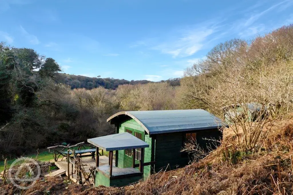 Glamping hut