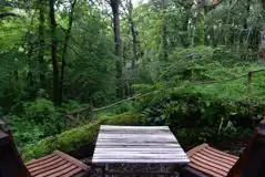 Glamping burrow outdoor seating area Glamping burrow outdoor seating area