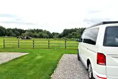 Electric hardstanding pitches with 16 amp hook ups