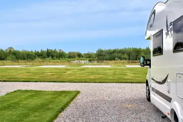 Electric hardstanding pitches with 16 amp hook ups