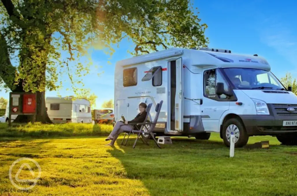 Electric grass touring pitches