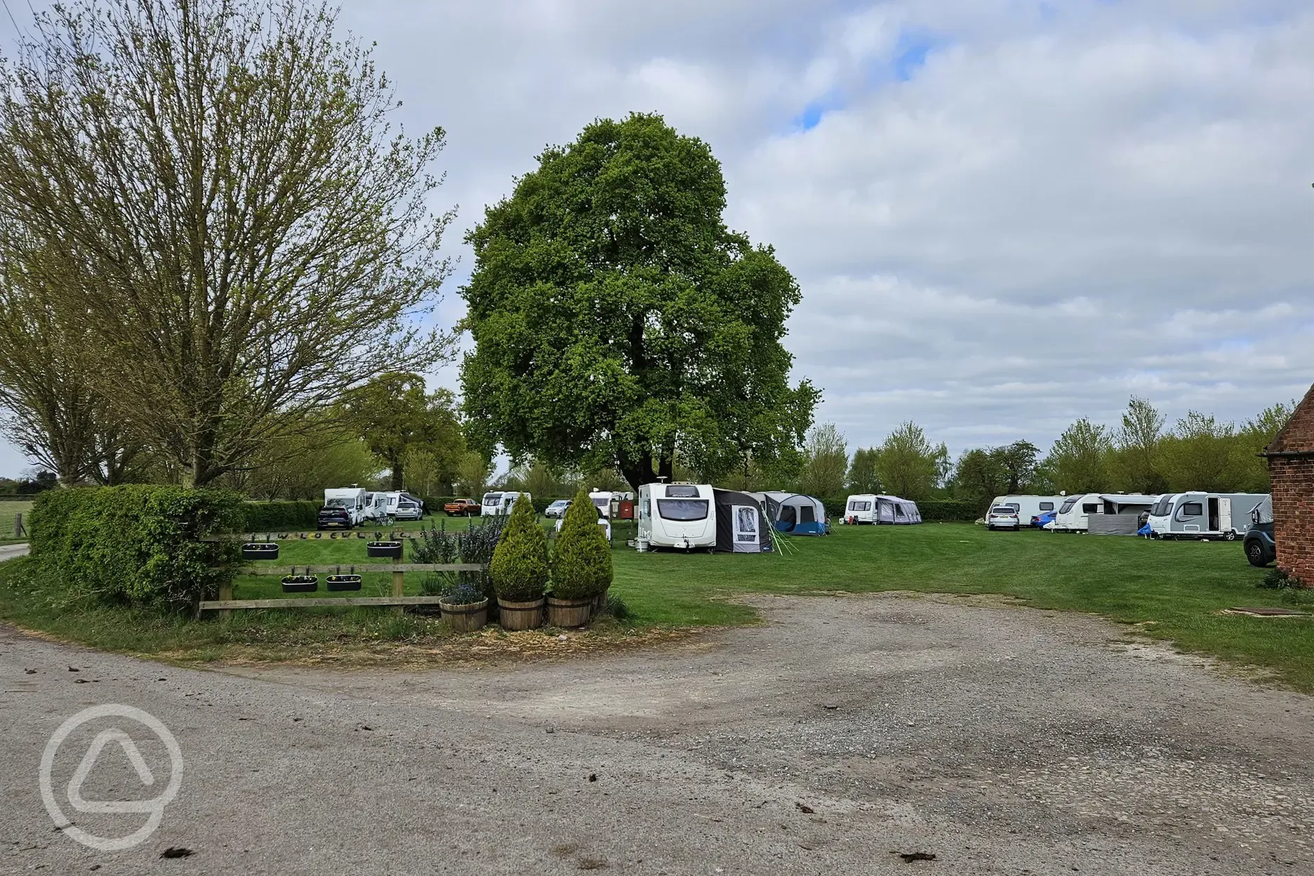 Electric grass touring pitches