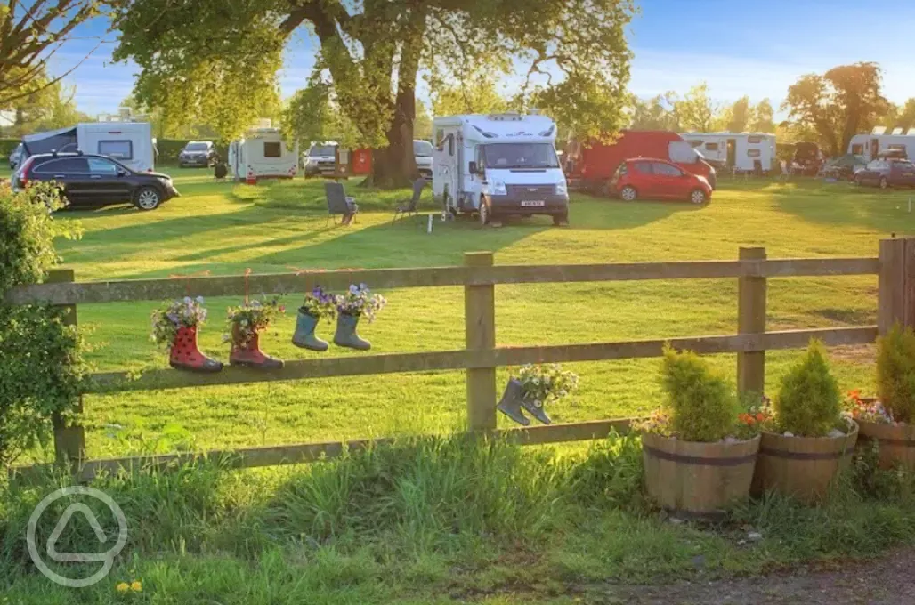 Electric grass touring pitches