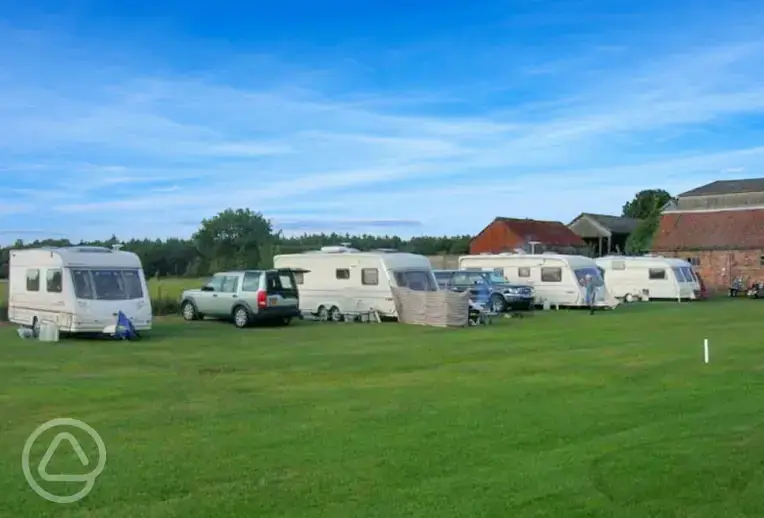 Electric grass touring pitches
