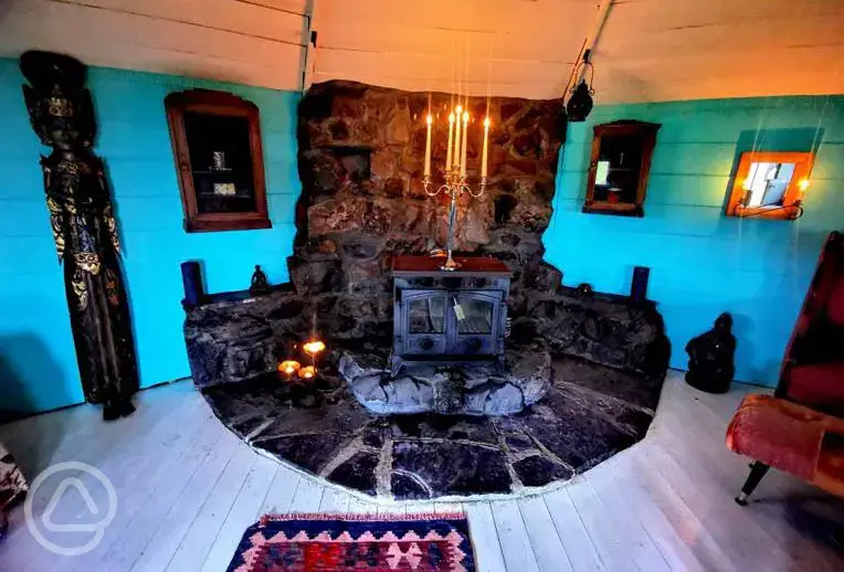 The roundhouse interior