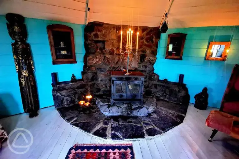 The roundhouse interior